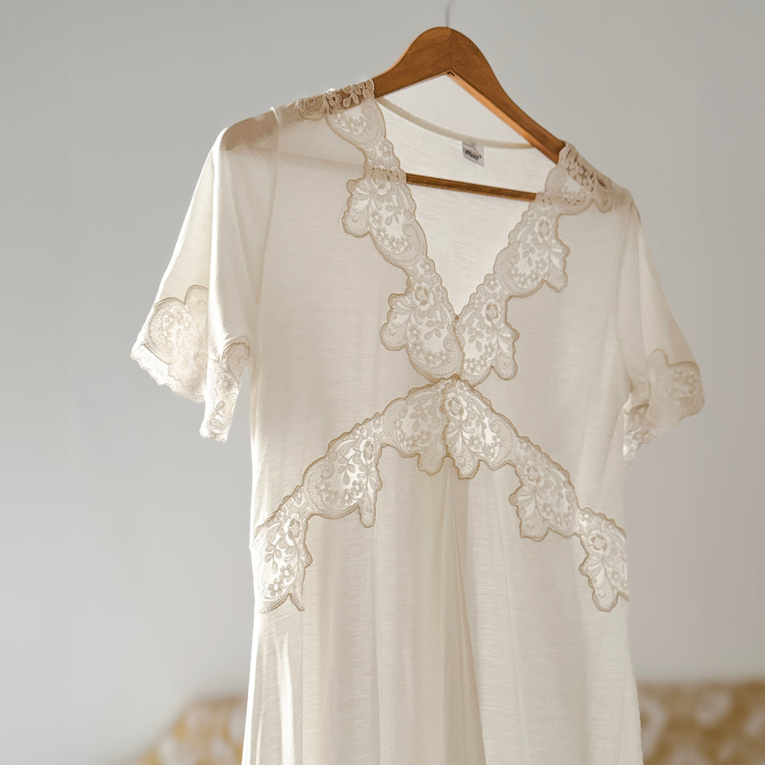 THELMA NIGHTGOWN - CREAM