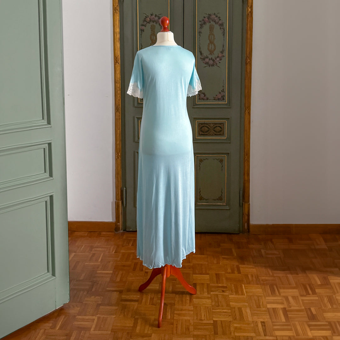 THELMA NIGHTGOWN - LIGHT BLUE