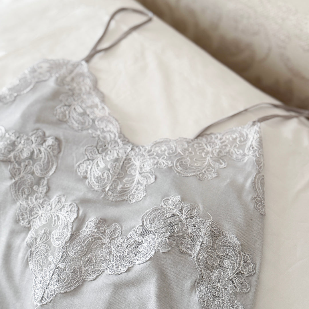 CAMICIA DA NOTTE ALICE - PERLA