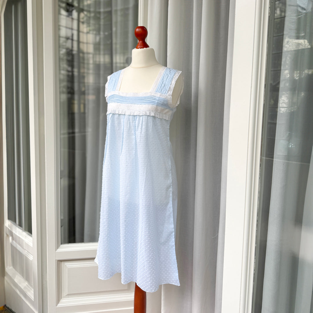 GAIA NIGHTGOWN - PLUMETIS LIGHT BLUE