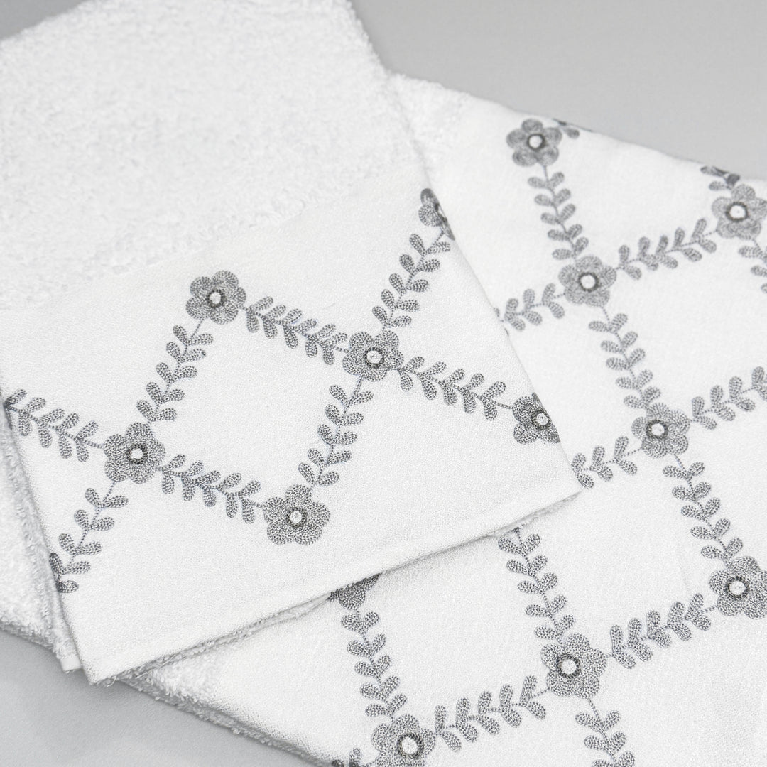 INCROCI TOWEL SET - GREY
