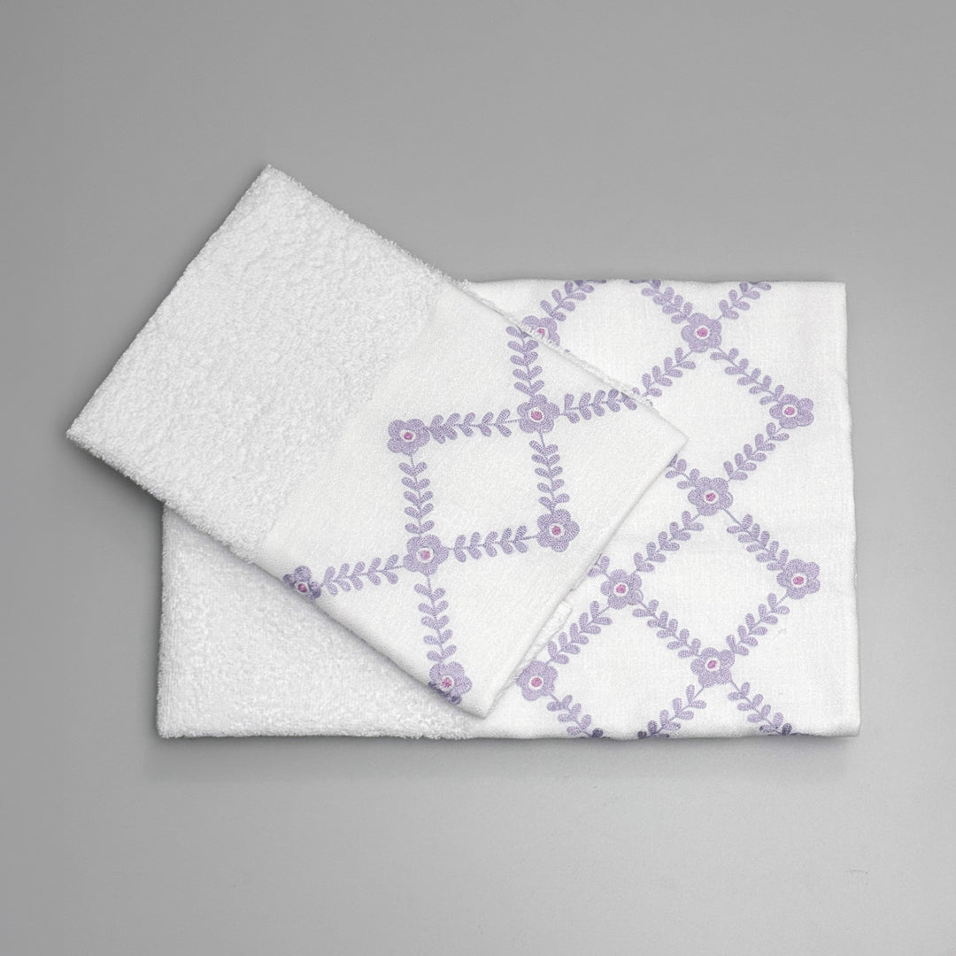 INCROCI TOWEL SET - LILIAC