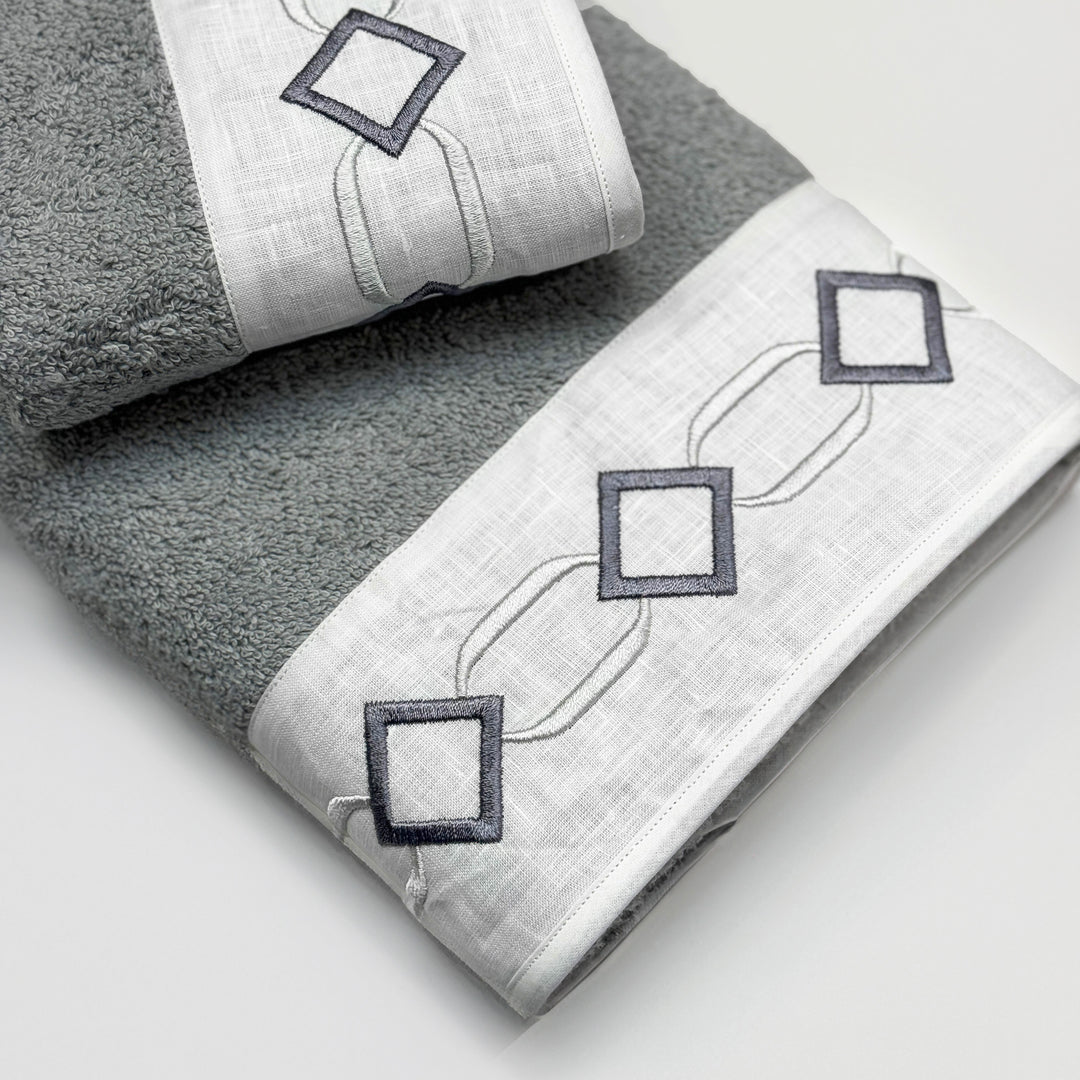 LAURA FULL BATH SET - GRAY