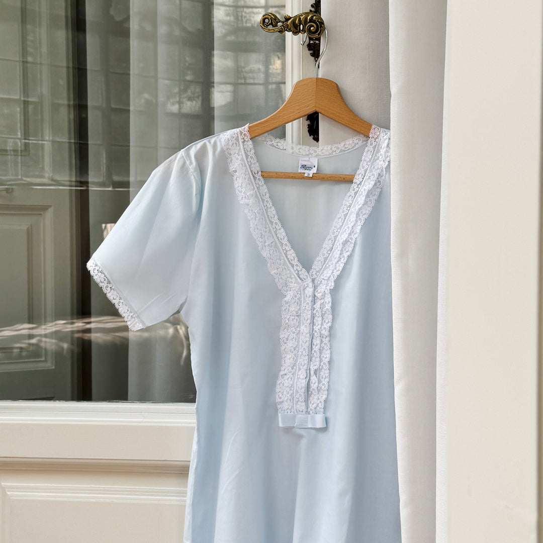 ELISA NIGHTGOWN - LIGHT BLUE