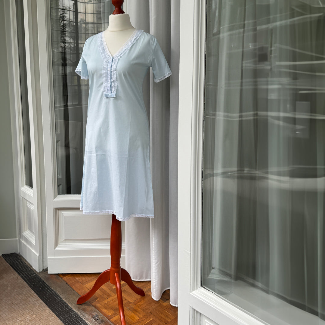 ELISA NIGHTGOWN - LIGHT BLUE