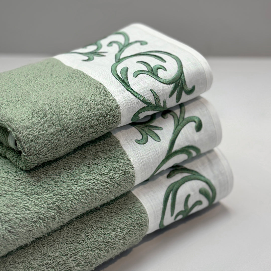ALTHEA FULL BATH SET - GREEN