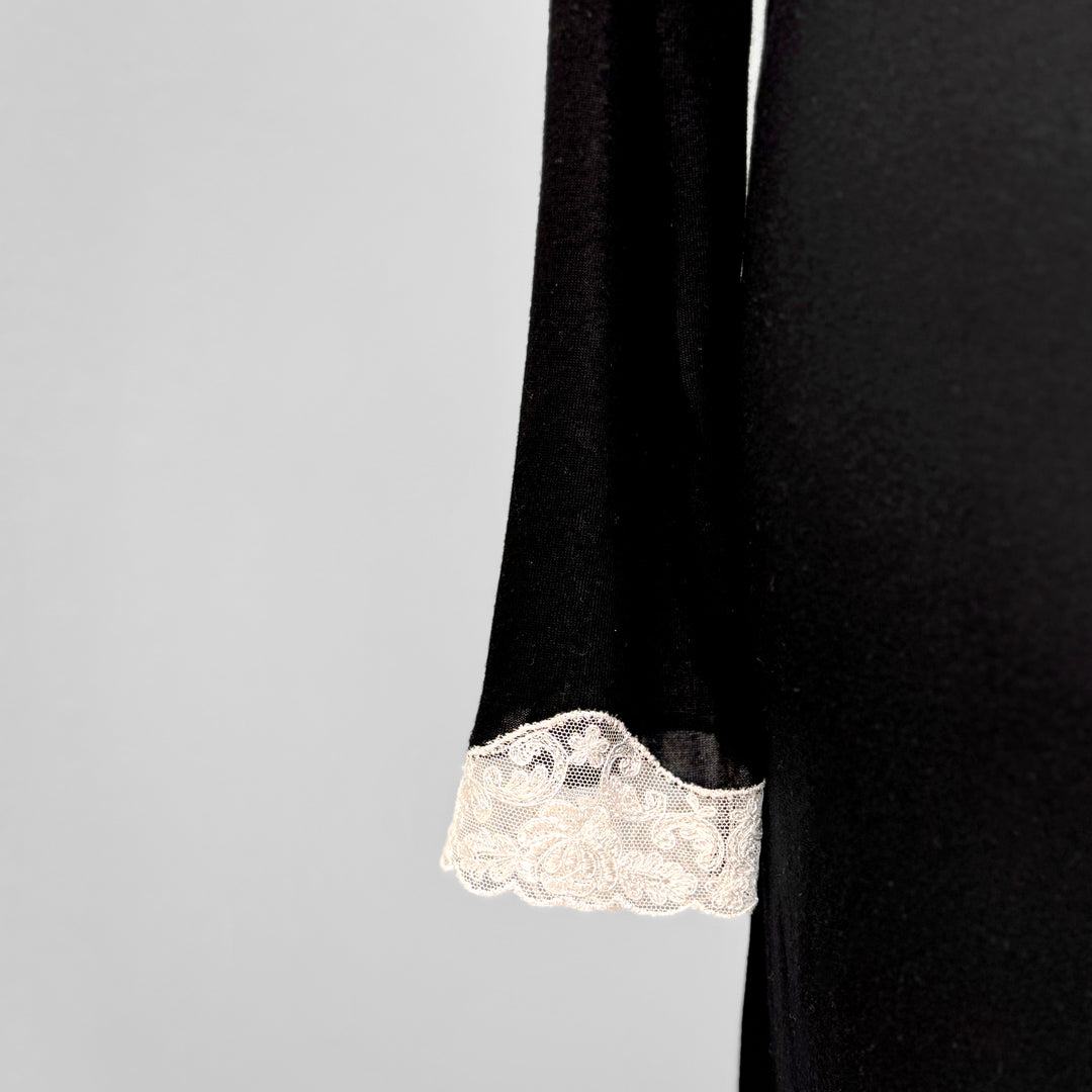 THELMA NIGHTGOWN - BLACK