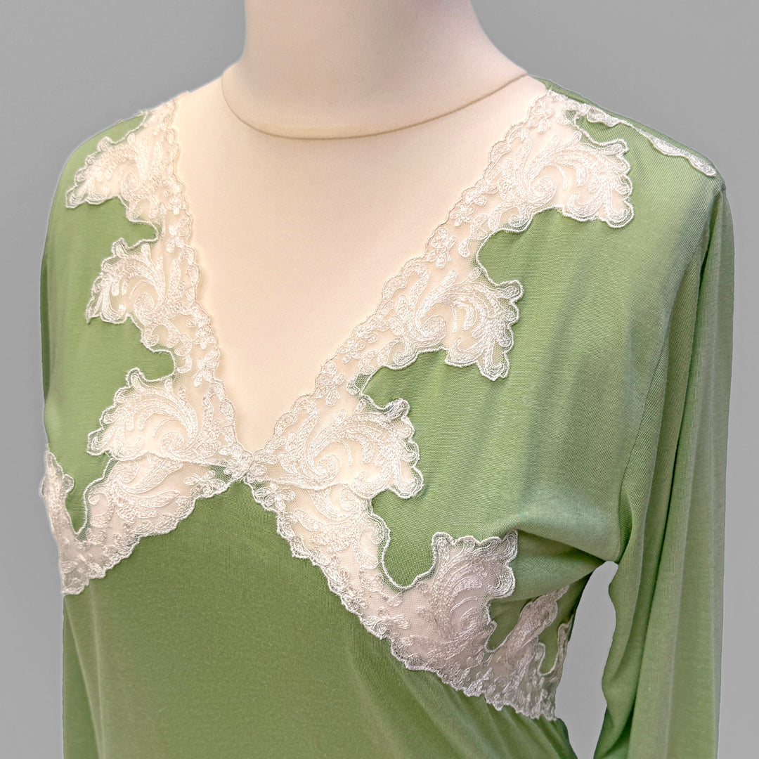 THELMA NIGHTGOWN - GREEN