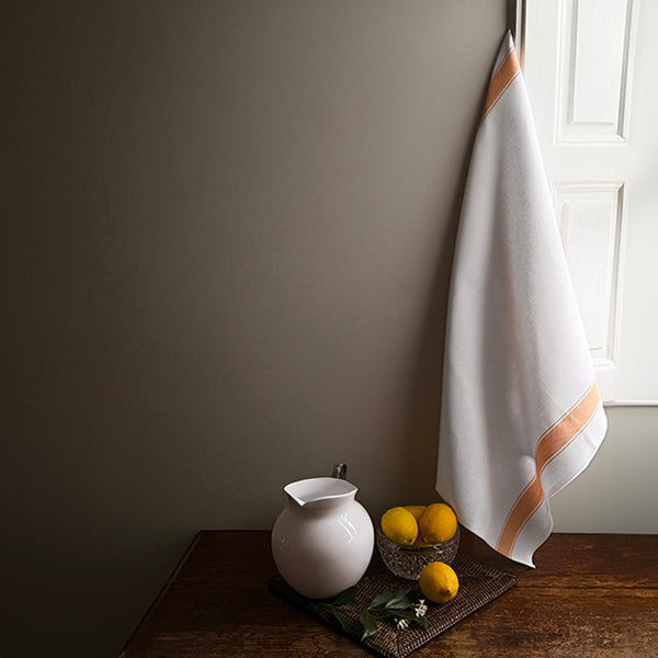 KITCHEN TOWEL - ORANGE BAND