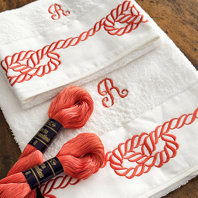 ROPE TOWEL SET - LOBSTER