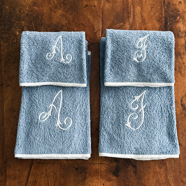 TOWEL SET MONOGRAM - AVIO