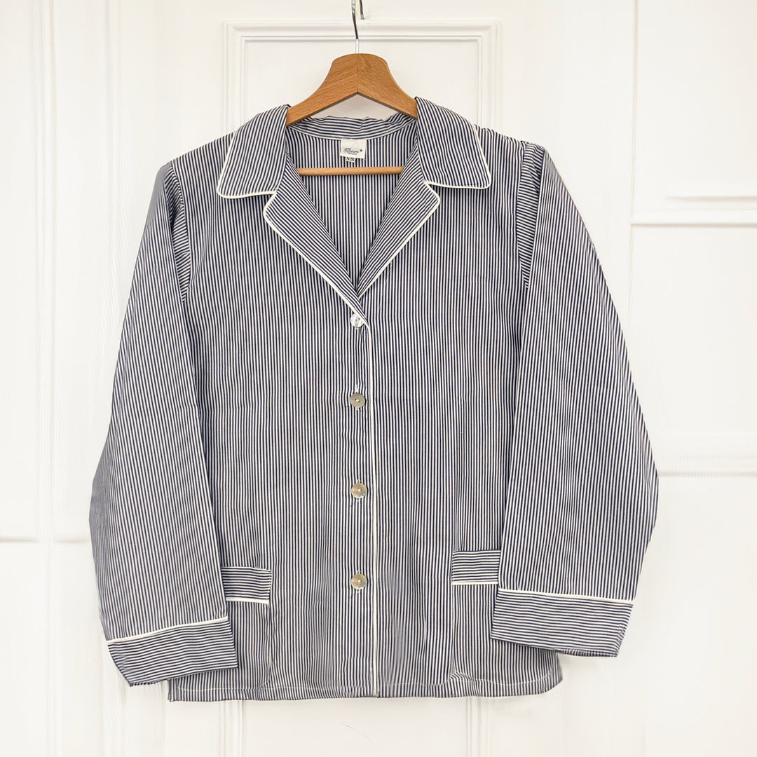 STRIPED PYJAMA BLUE - WOMAN