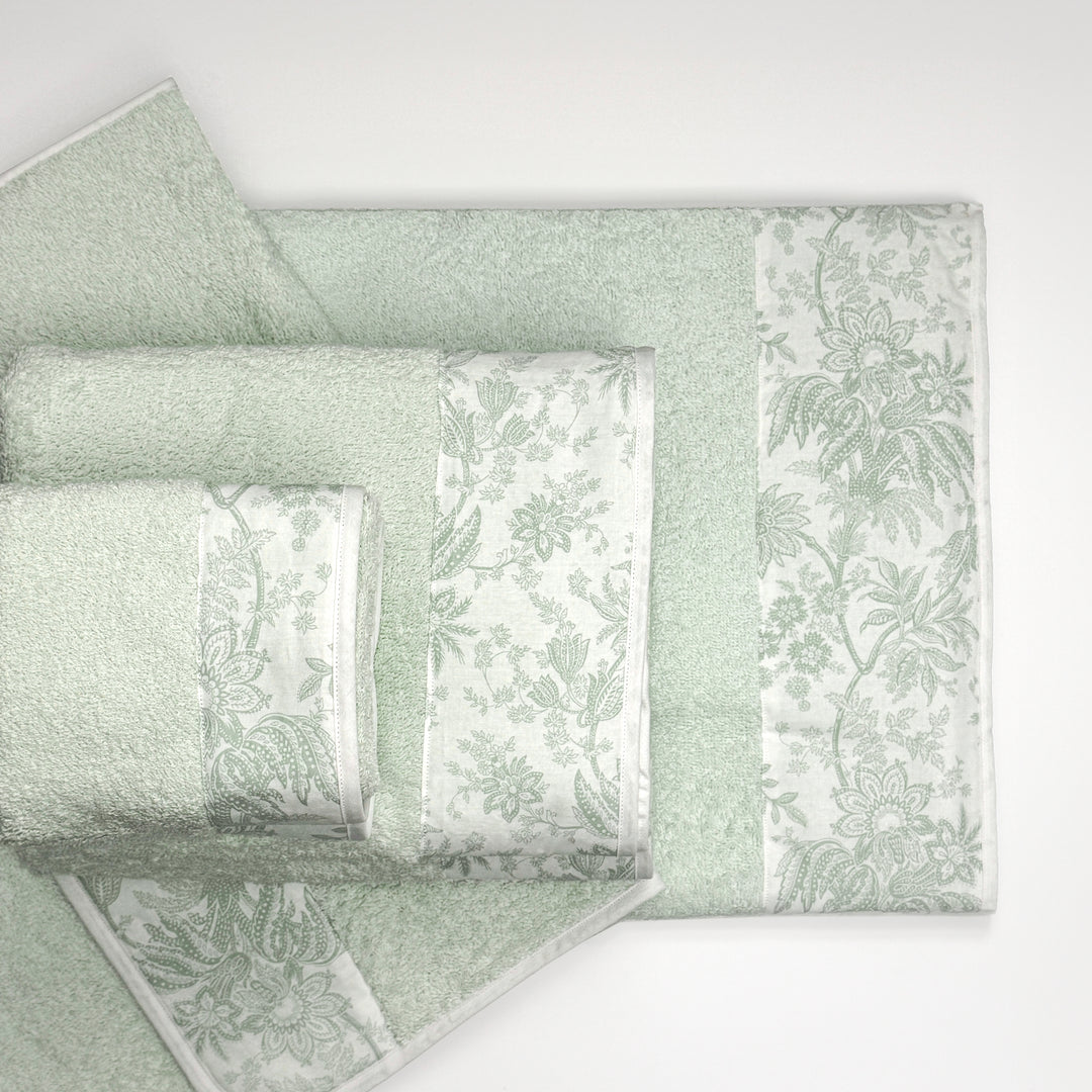 LEAVES FULL BATH SET - GREEN