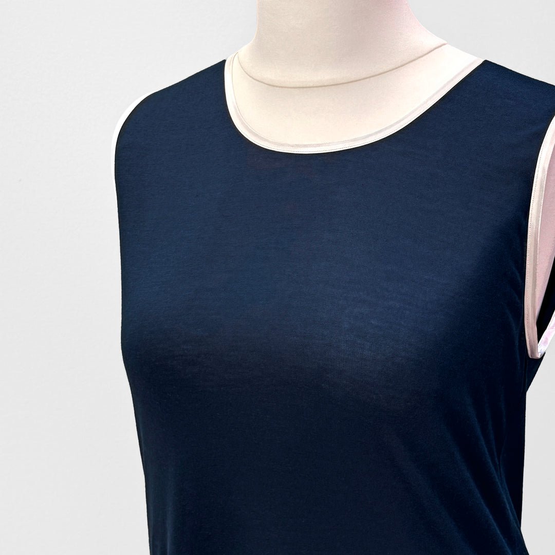 CAMICIA DA NOTTE BEA - BLU