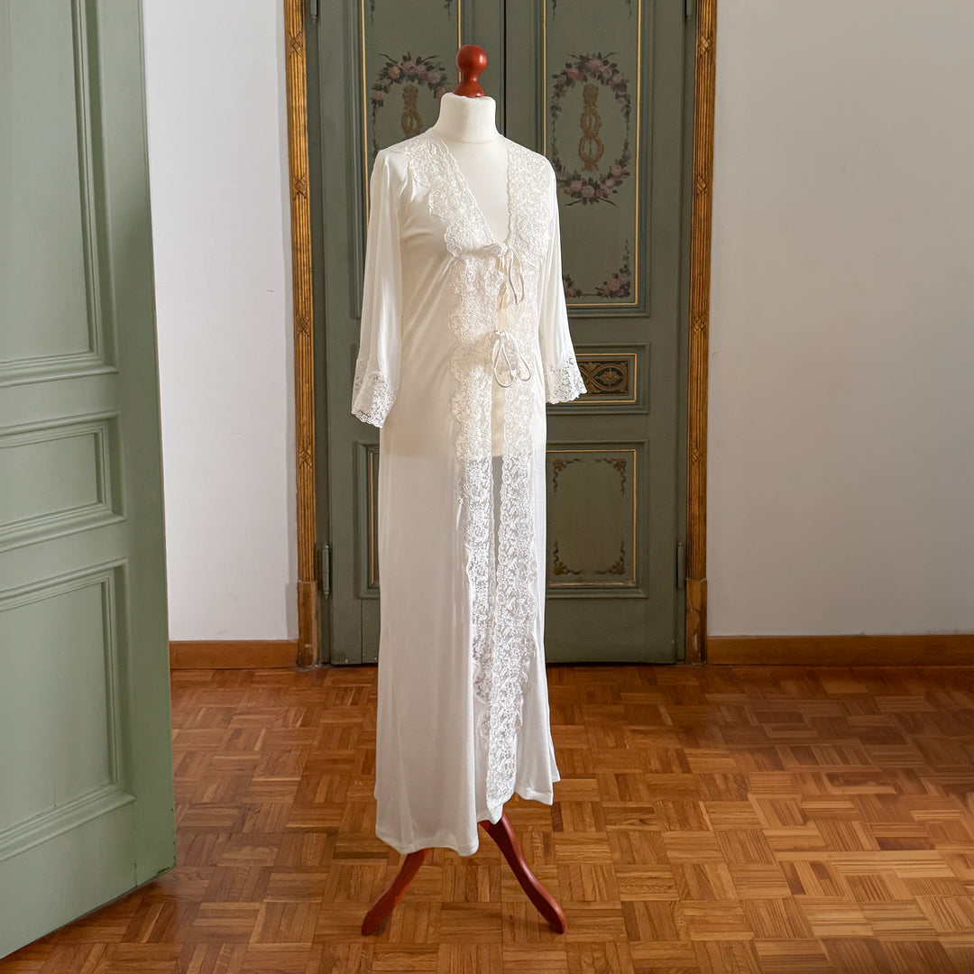 DILETTA DRESSING GOWN - CREAM