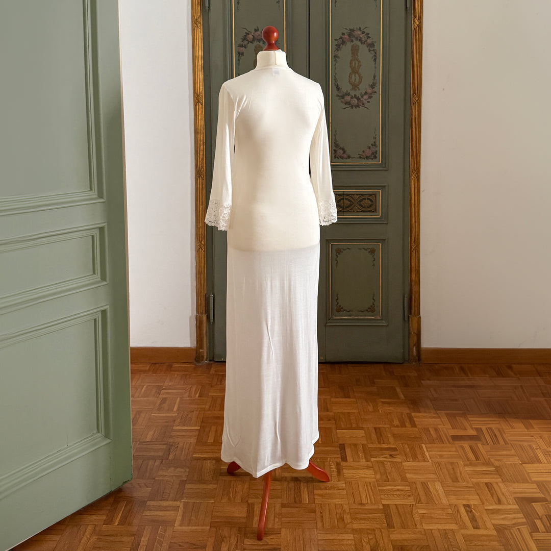 DILETTA DRESSING GOWN - CREAM