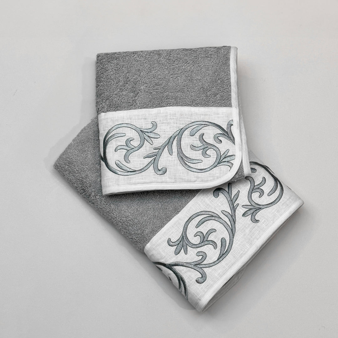 ALTHEA TOWEL SET - GREY