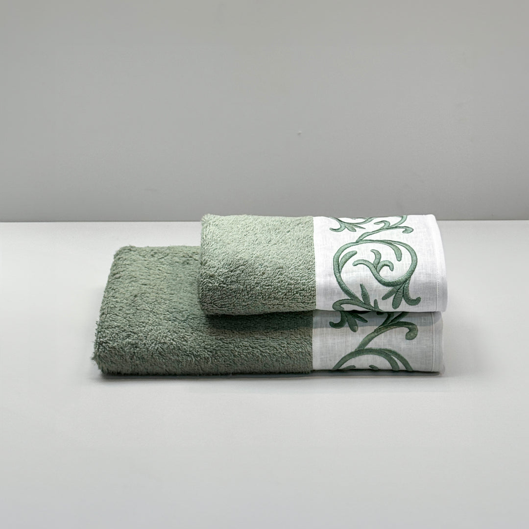 ALTHEA TOWEL SET - GREEN