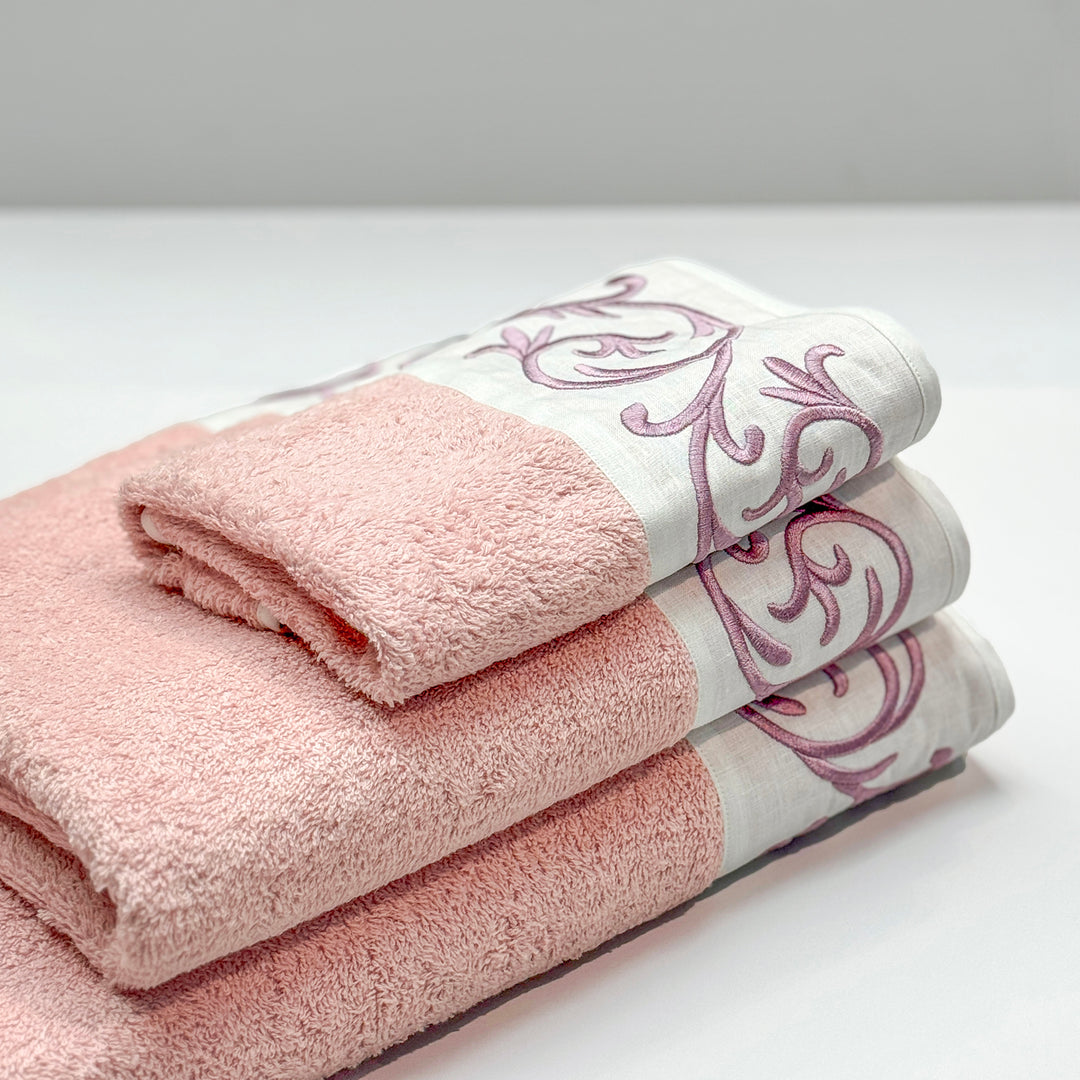 ALTHEA BATH SHEET - PINK
