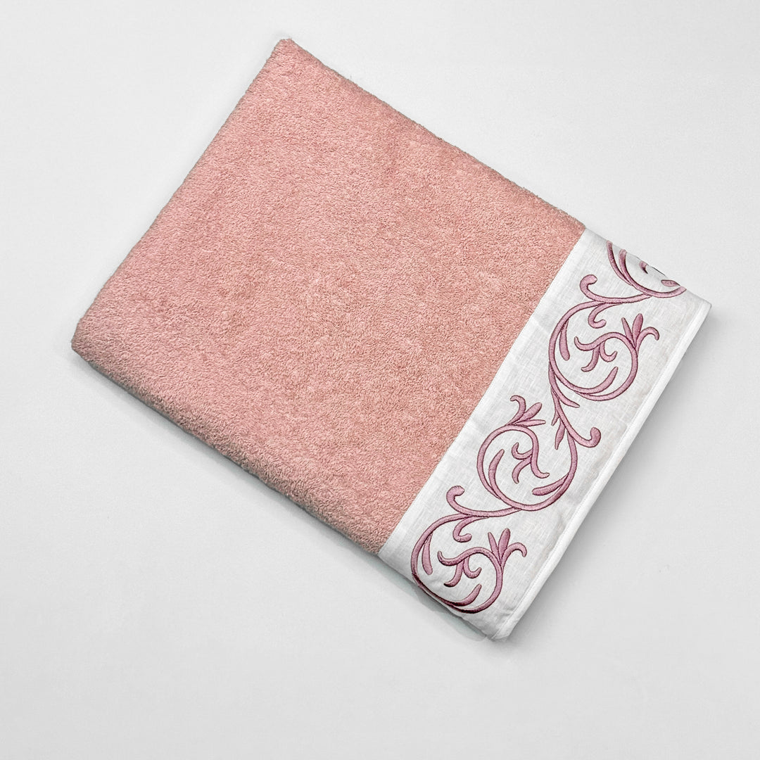 ALTHEA BATH SHEET - PINK