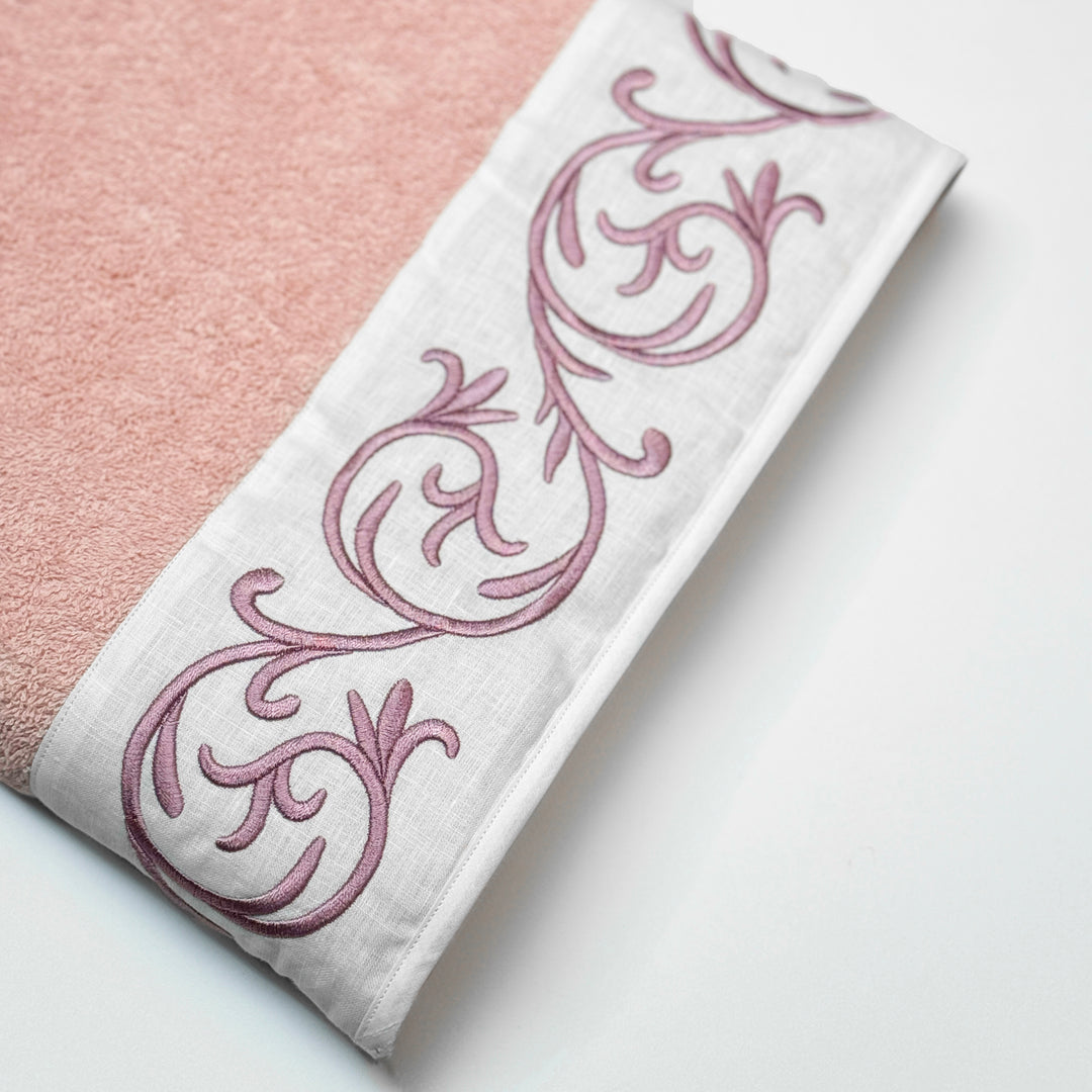 ALTHEA BATH SHEET - PINK