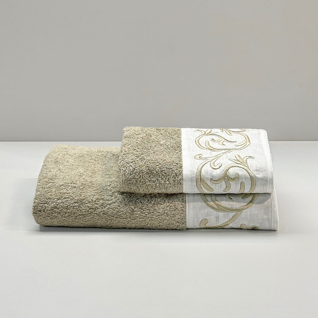 ALTHEA TOWEL SET - BEIGE