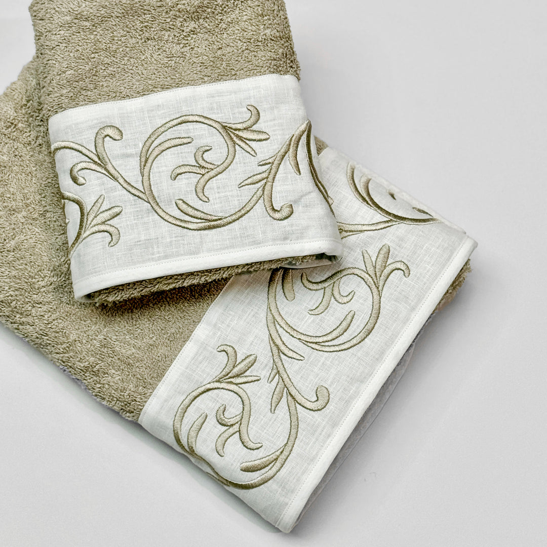 ALTHEA TOWEL SET - BEIGE