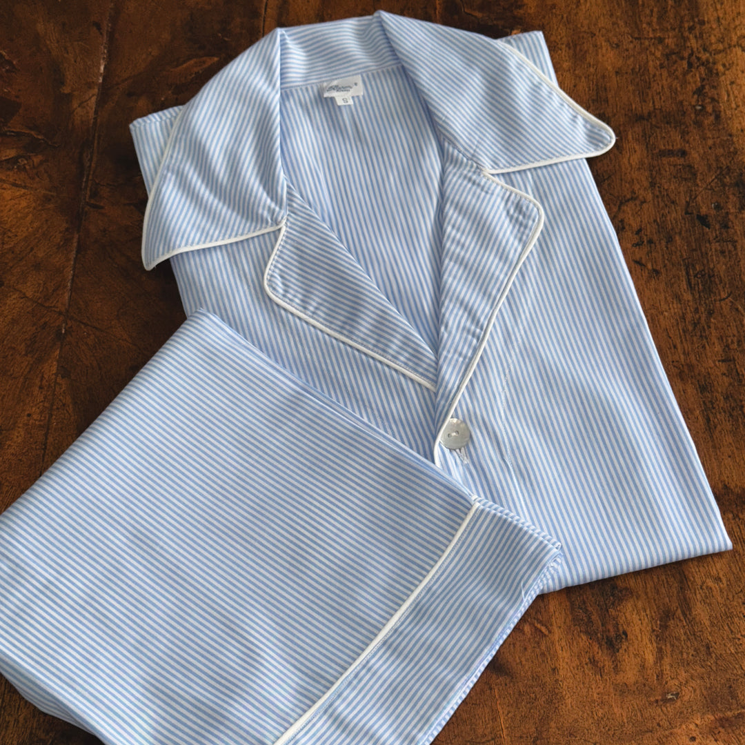 STRIPED PYJAMA LIGHT BLUE - MAN