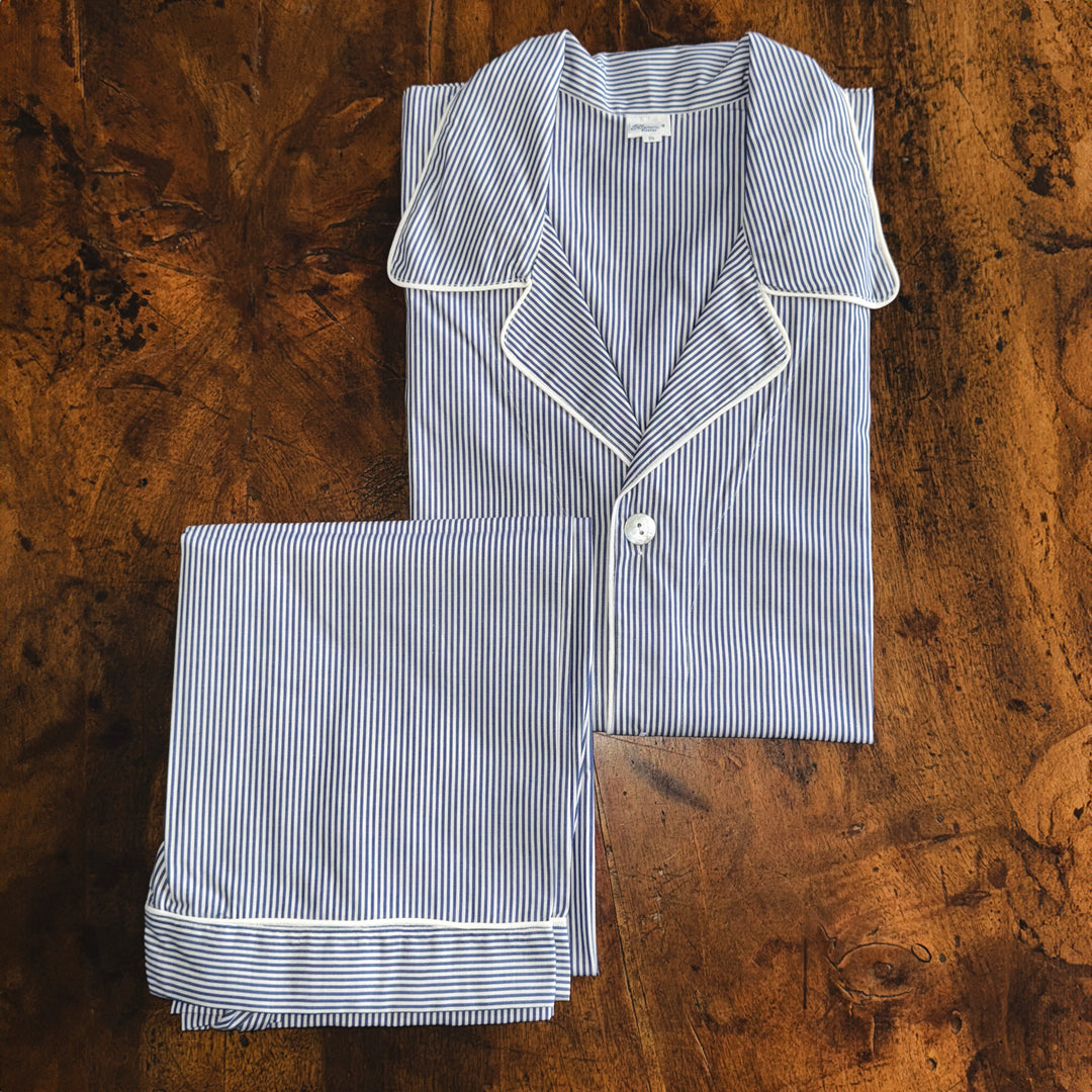 STRIPED PYJAMA BLUE - MAN