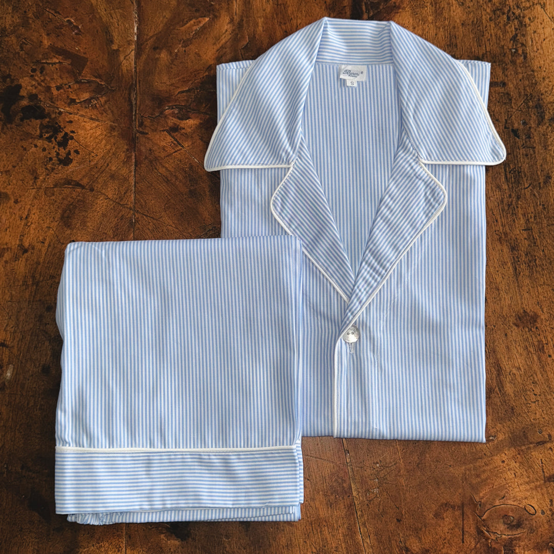STRIPED PYJAMA LIGHT BLUE - MAN