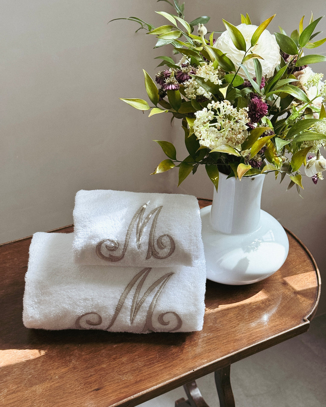 MONOGRAM TOWEL SET