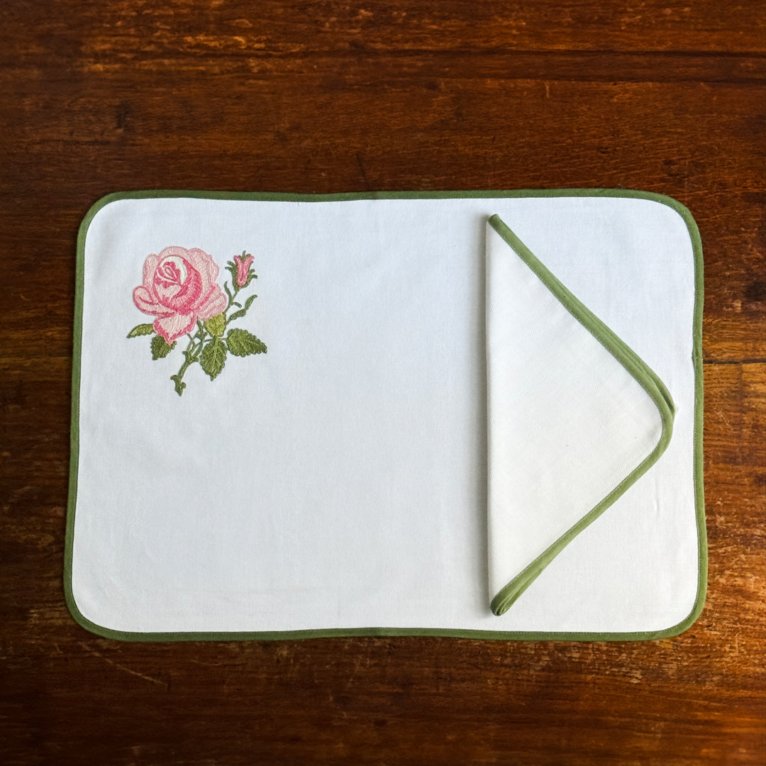 PLACEMAT SET - ROSE