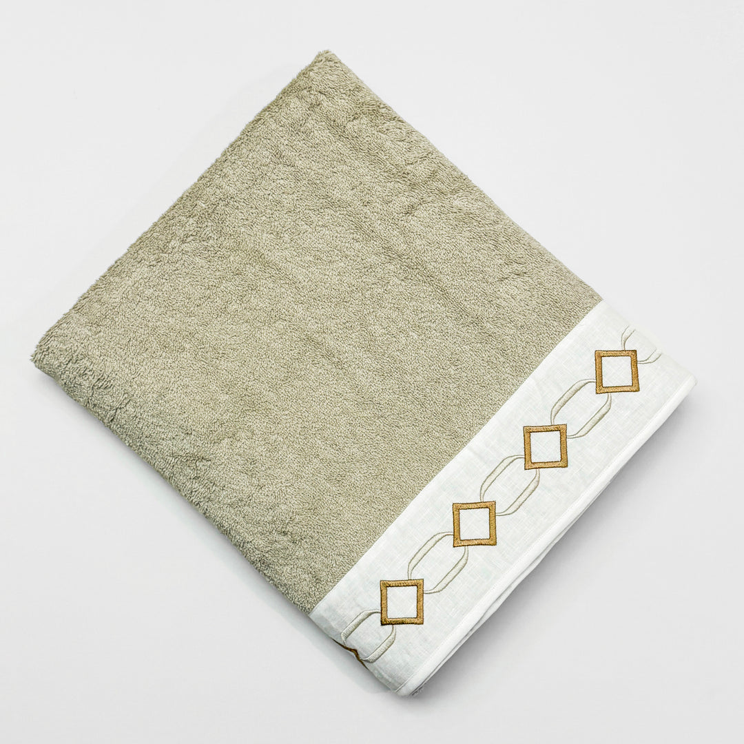 LAURA TOWEL SET - BEIGE