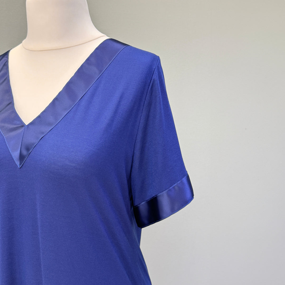 CAMICIA DA NOTTE CATIA - BLU
