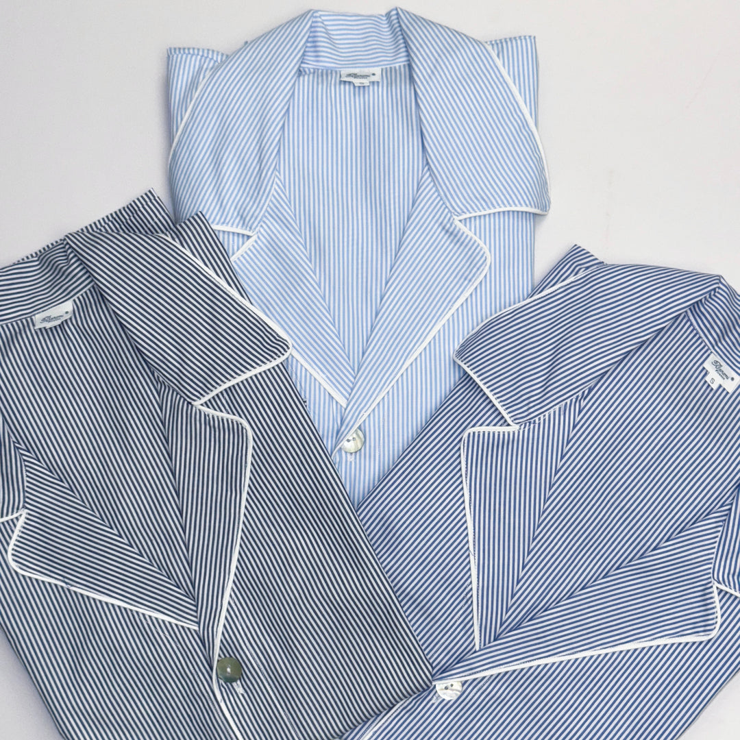STRIPED PYJAMA BLUE - MAN