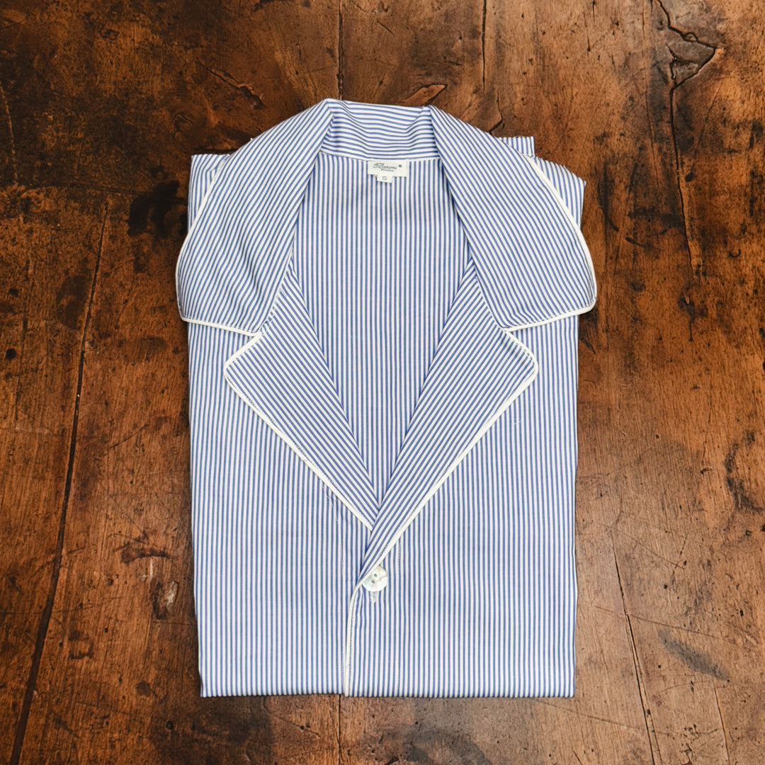 STRIPED PYJAMA SKY BLUE - MAN