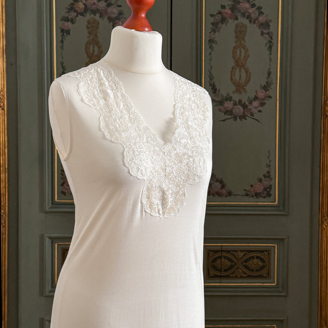 NIGHTGOWN NORA - WHITE
