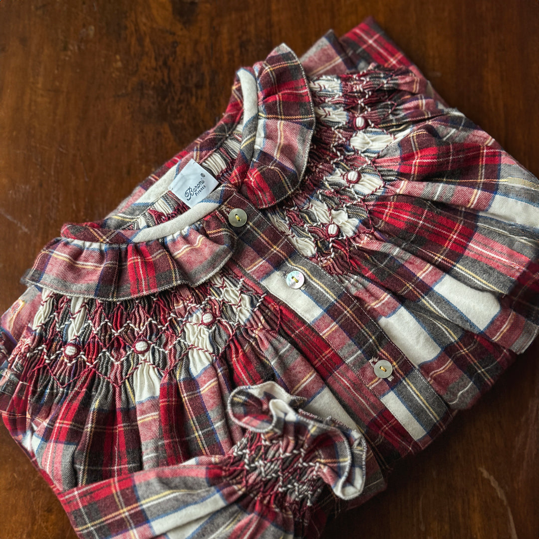 NORMA NIGHTGOWN - RED TARTAN
