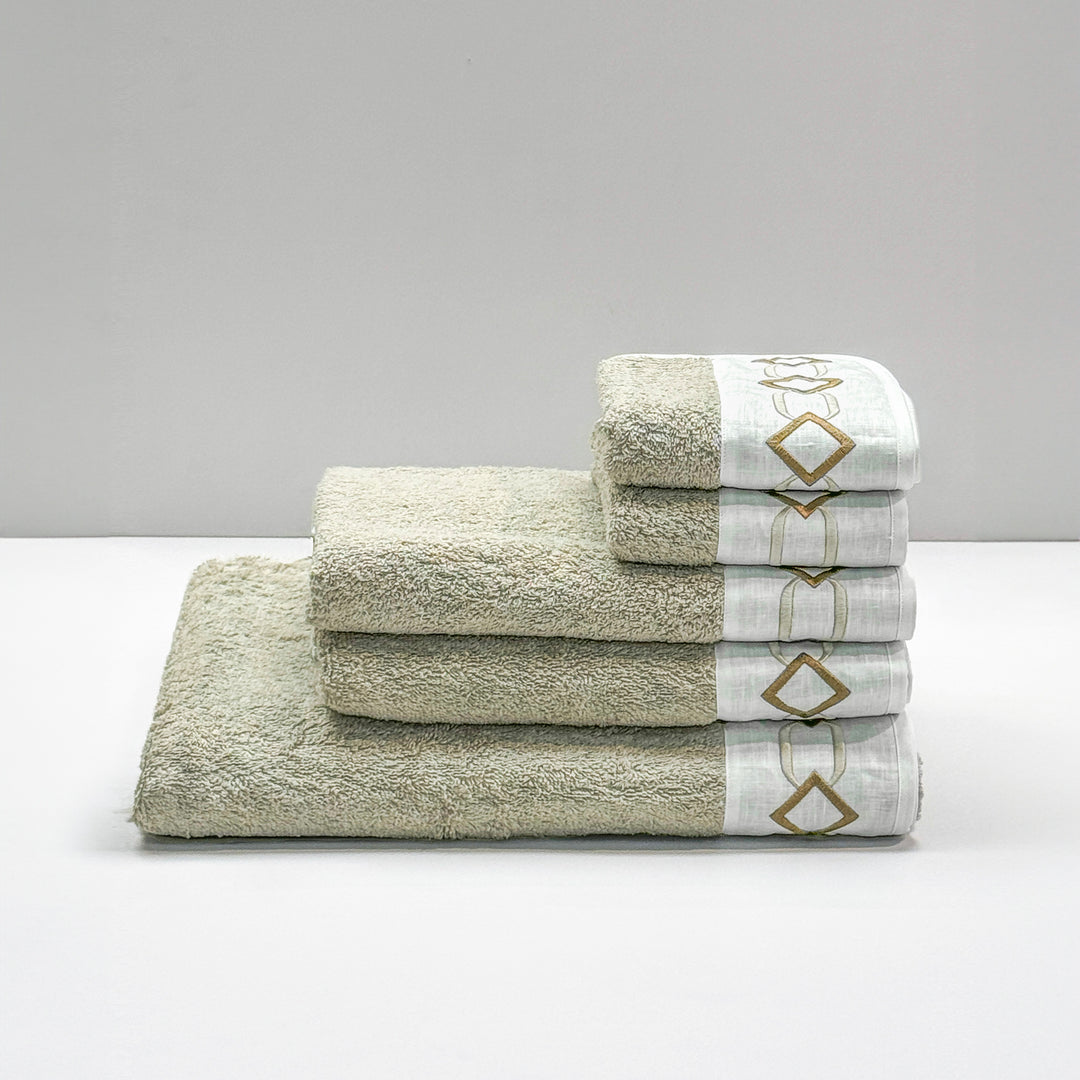 LAURA FULL BATH SET - BEIGE