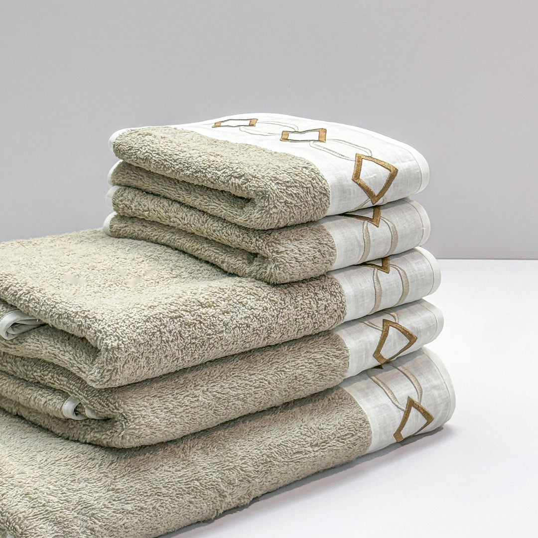LAURA FULL BATH SET - BEIGE