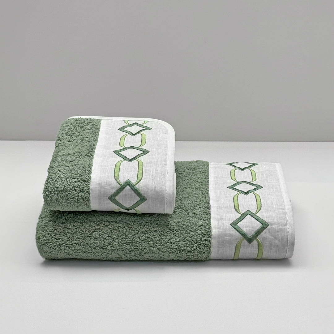 LAURA FULL BATH SET - GREEN