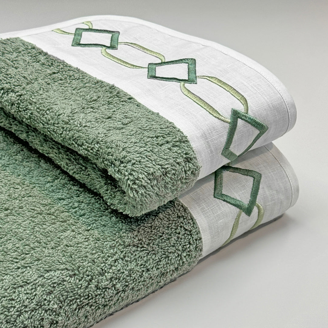 LAURA FULL BATH SET - GREEN