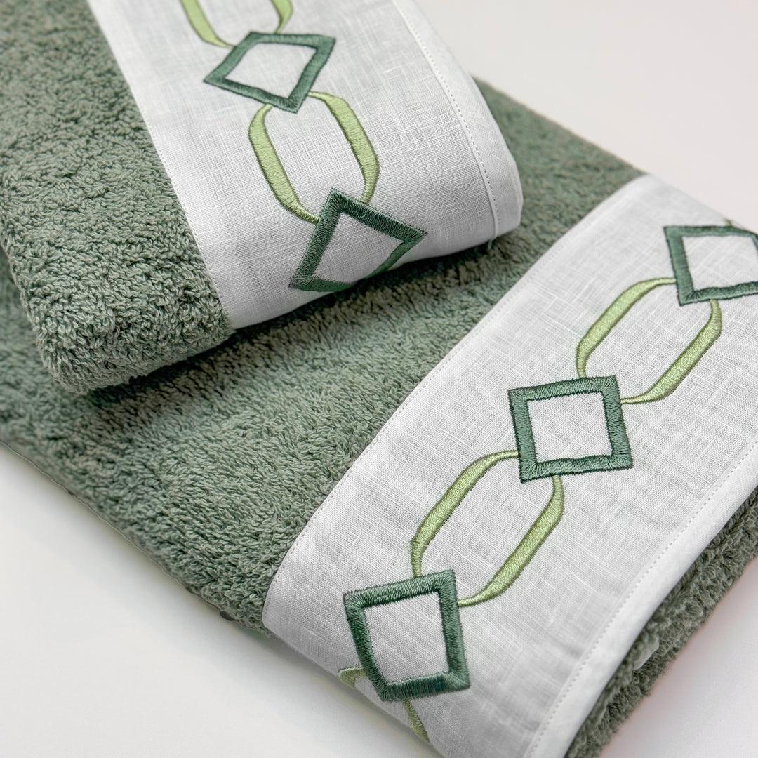 LAURA FULL BATH SET - GREEN
