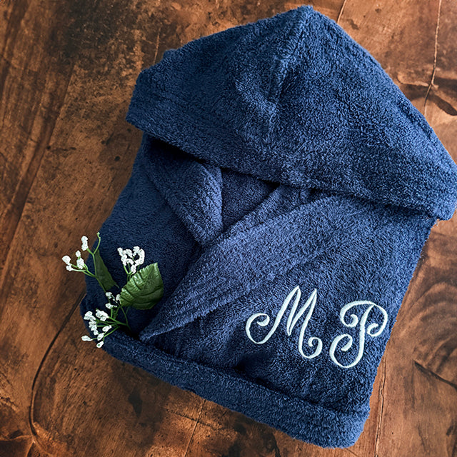BATHROBE - NAVY