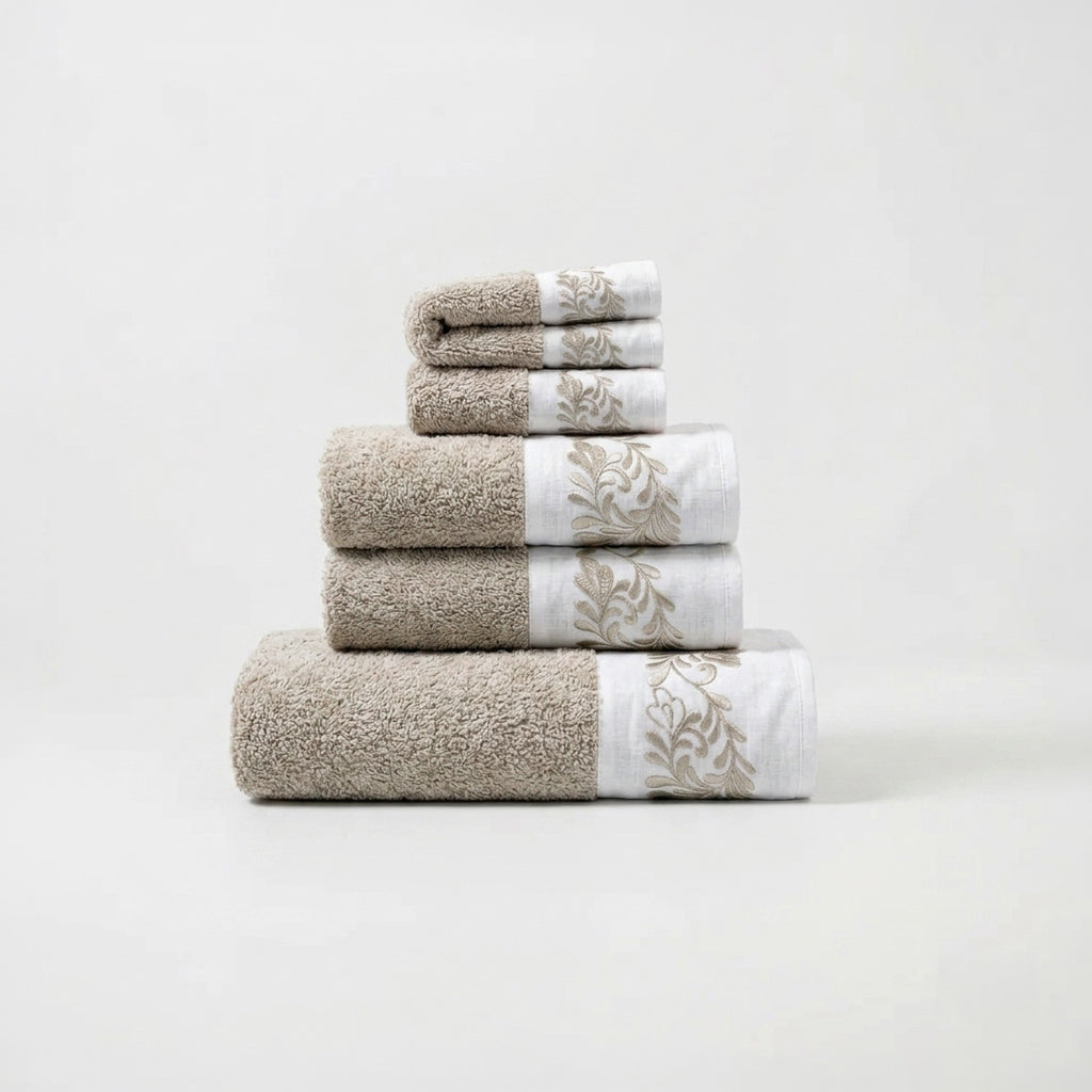 AREALE - SET 5 PEZZI DI SPUGNA BEIGE