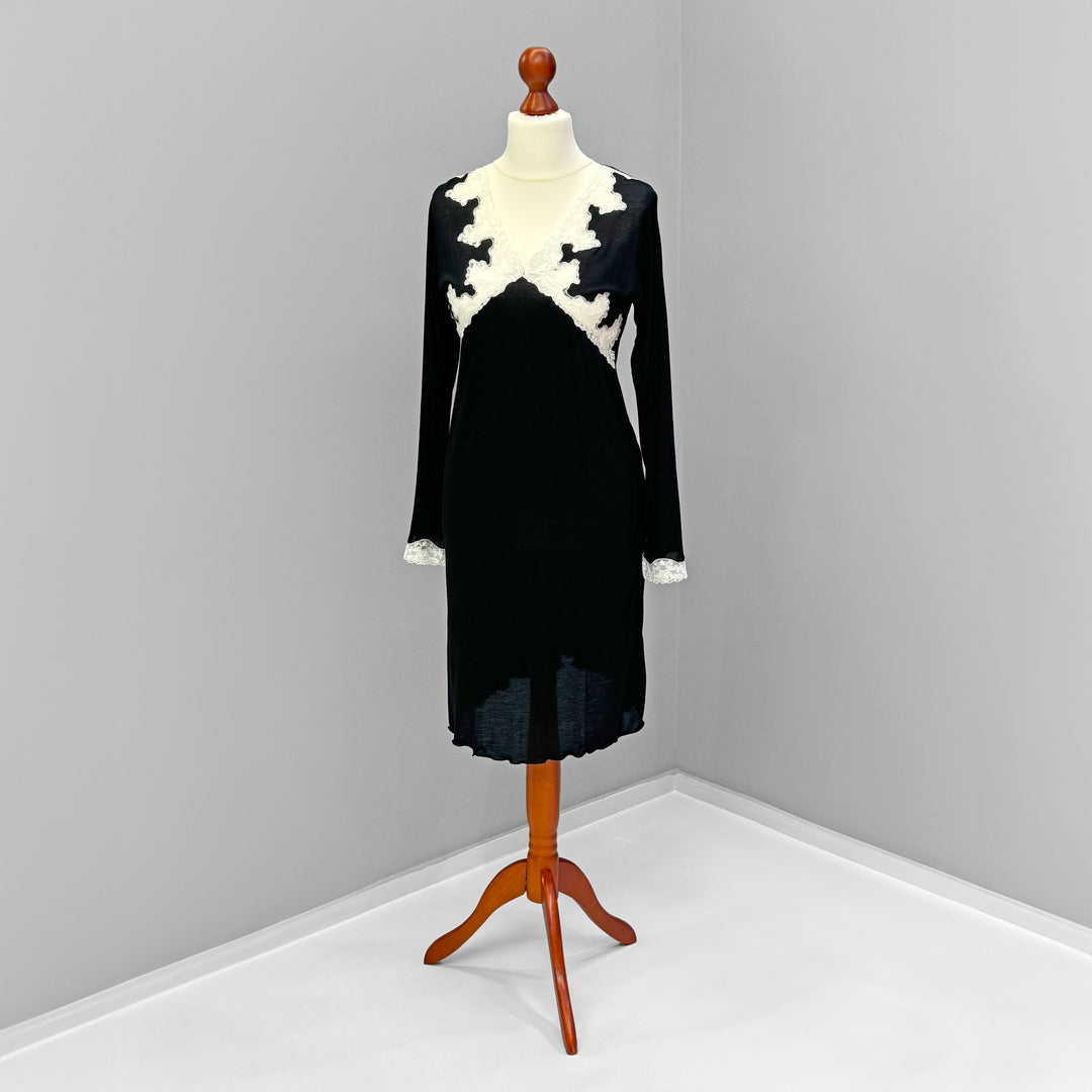 THELMA NIGHTGOWN - BLACK