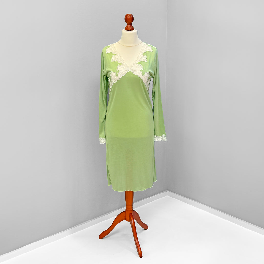 THELMA NIGHTGOWN - GREEN