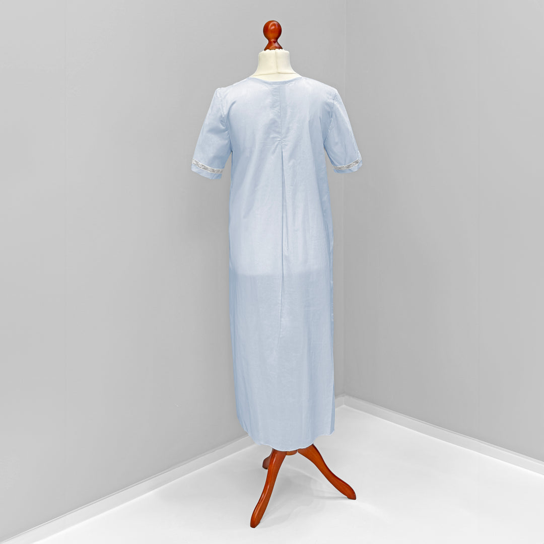 PAOLA DIAMONDS NIGHTGOWN - LIGHT BLUE