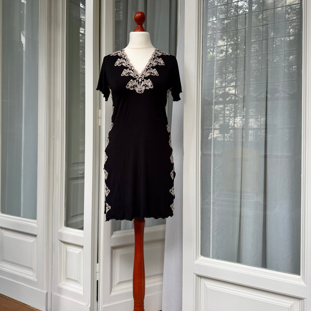 LEA NIGHTGOWN - BLACK