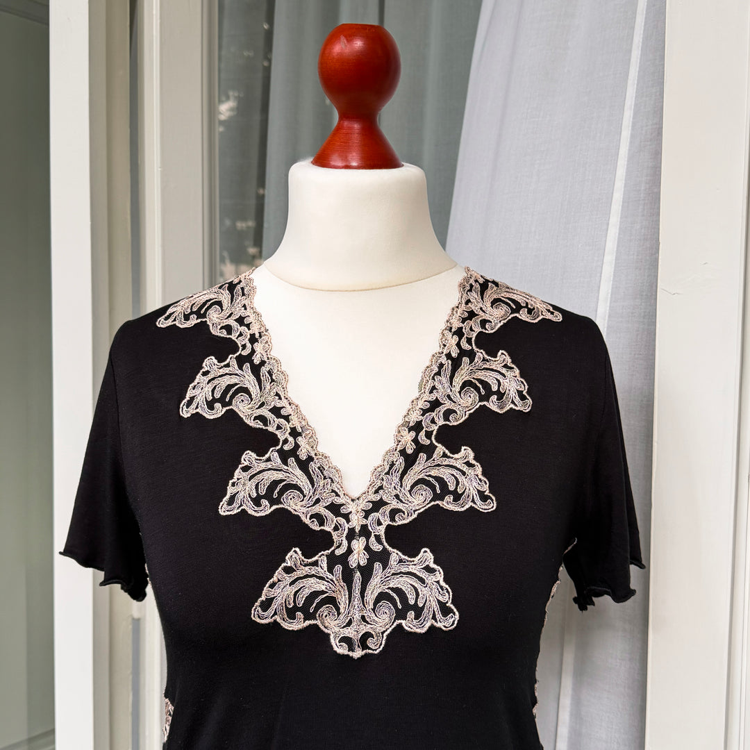 LEA NIGHTGOWN - BLACK